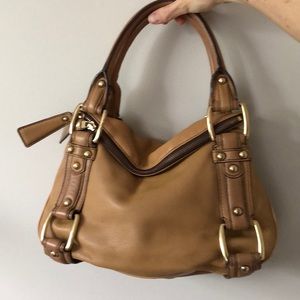Banana Republic Caramel Leather Handbag